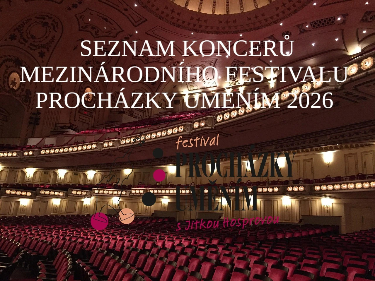 Seznam koncertů XII. ročníku festivalu Procházky uměním 2024
